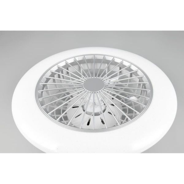 Ventilador techo regulable LED STRALSUND Titanio 3 velocidades| LeonLeds