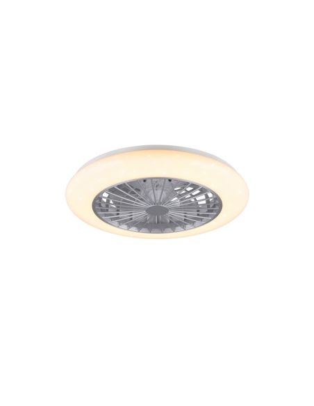 Ventilador techo regulable LED STRALSUND Titanio 3 velocidades| LeonLeds