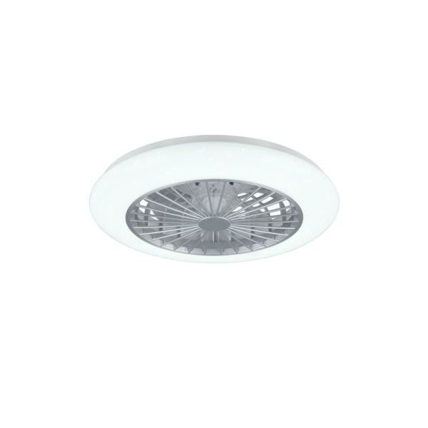 STRALSUND Titanium Ventilateur de plafond réglable LED 3 vitesses | LéonLeds