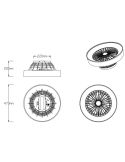 Ventilador de techo regulable FARSUND 3 velocidades | LeonLeds