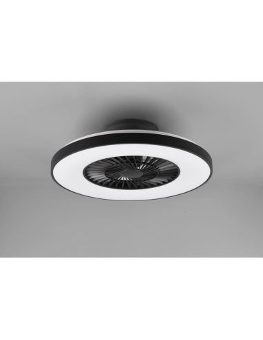 HALMSTADT ventilateur de plafond avec lumière LED dimmable | LéonLeds