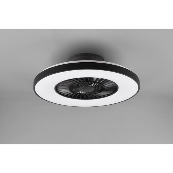 HALMSTADT ventilateur de plafond avec lumière LED dimmable | LéonLeds
