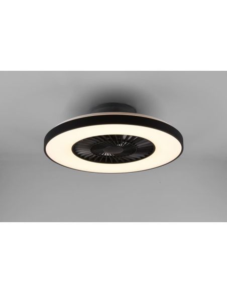 HALMSTADT ventilateur de plafond avec lumière LED dimmable | LéonLeds