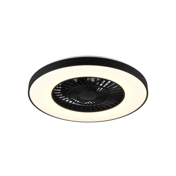 HALMSTADT ventilateur de plafond avec lumière LED dimmable | LéonLeds