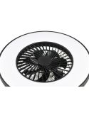 Ventilador de teto HALMSTADT com luz LED regulável | LeonLeds