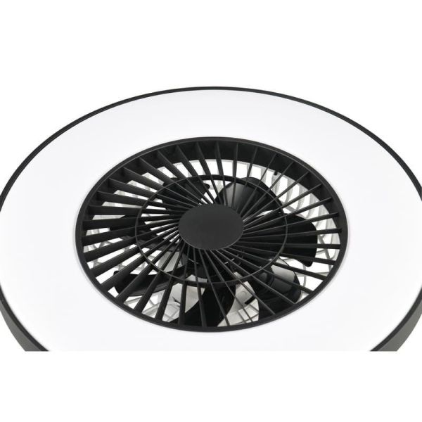 HALMSTADT ventilateur de plafond avec lumière LED dimmable | LéonLeds