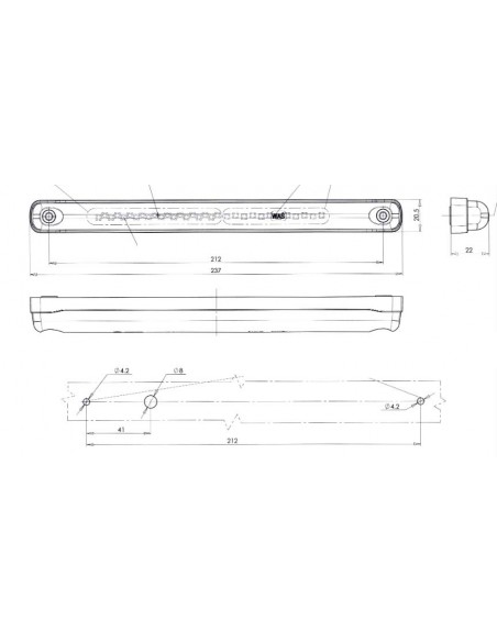 Pilot Was 2 funções Fog e marcha à ré | leonleds