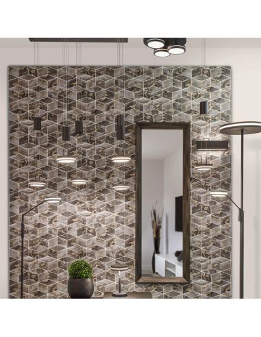 Applique murale LED plate CONCHA 28cm...