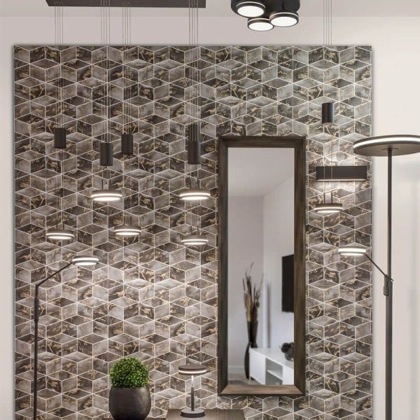 Applique murale LED plate CONCHA 28cm...