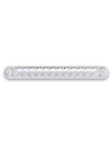 Led Piloto Lateral FT-195 Led em Vermelho e Branco Fristom Barra Amabar para instalar na superfície Delimitadores Homologados | 