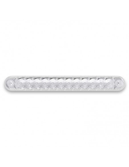 Pilote Led Latéral FT-195 Led en Rouge et Blanc Barre Fristom Amabar à installer en surface Délimiteurs Approuvés | Toi