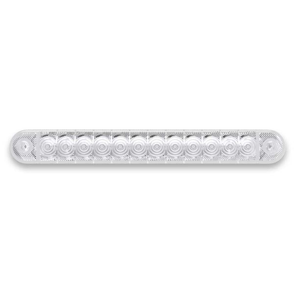 Pilote Led Latéral FT-195 Led en Rouge et Blanc Barre Fristom Amabar à installer en surface Délimiteurs Approuvés | Toi