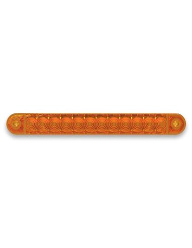 Piloto Led Lateral FT-195 Led en barra de Fristom Amabar Rojo y Blanca para instalar en superficie Homologado Delimitadoras | Le