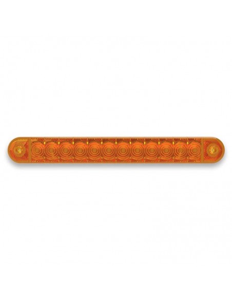 Piloto Led Lateral FT-195 Led en barra de Fristom Amabar Rojo y Blanca para instalar en superficie Homologado Delimitadoras | Le
