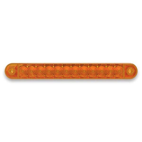 Piloto Led Lateral FT-195 Led en barra de Fristom Amabar Rojo y Blanca para instalar en superficie Homologado Delimitadoras | Le