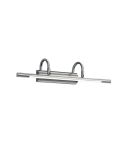 Applique LED CUADRO pour éclairage d'accentuation de couleur nickel mat