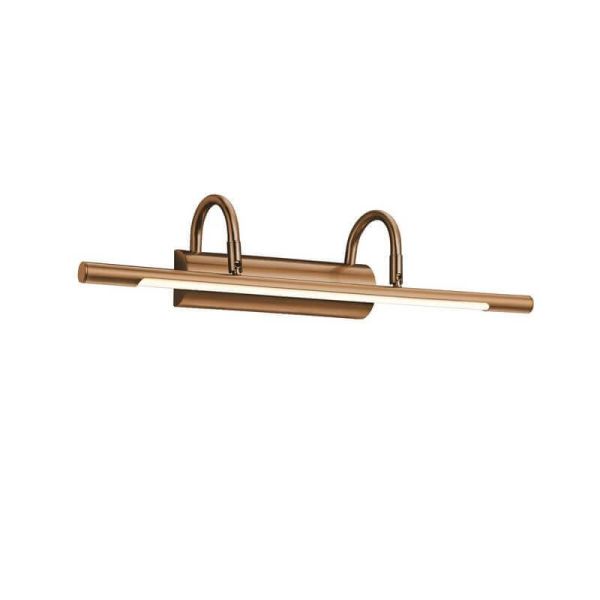 Aplique de pared LED CUADRO para iluminación acento color bronce| LeonLeds