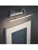 Aplique de pared LED CUADRO para iluminación acento color bronce foto ambiente