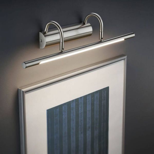 Aplique de pared LED CUADRO para iluminación acento color bronce foto ambiente