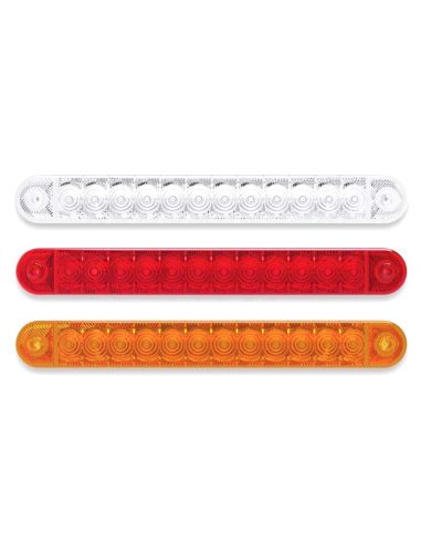 Piloto Led Lateral FT-195 Led en barra de Fristom Amabar Rojo y Blanca para instalar en superficie Homologado Delimitadoras | Le
