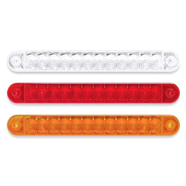 Piloto Led Lateral FT-195 Led en barra de Fristom Amabar Rojo y Blanca para instalar en superficie Homologado Delimitadoras | Le