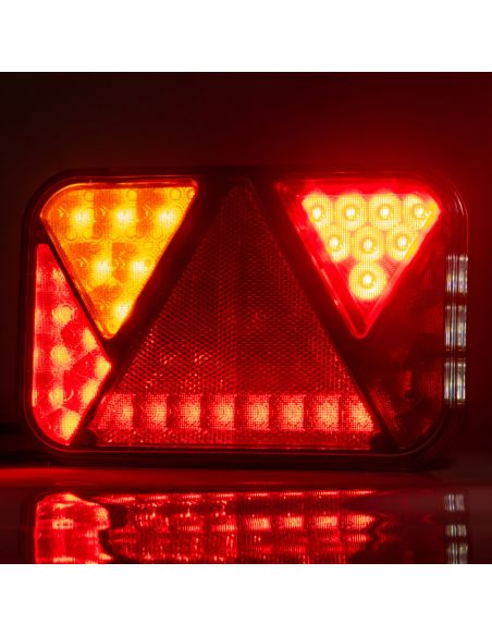 Piloto Trasero LED CanBus incorporado con conector 5 Pin con luz de matricula 12V Fristom | LeonLeds