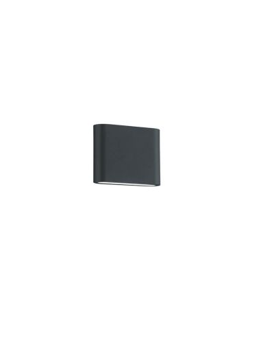 Aplique pared LED exterior luz arriba y abajo THAMES antracita