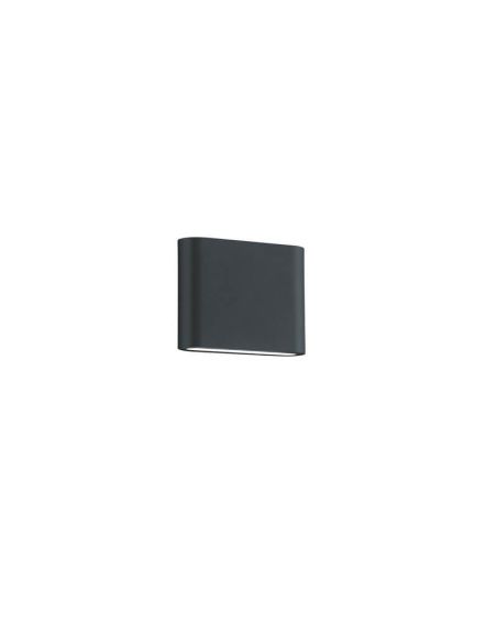 Aplique LED para exterior luminária ascendente e descendente THAMES antracite