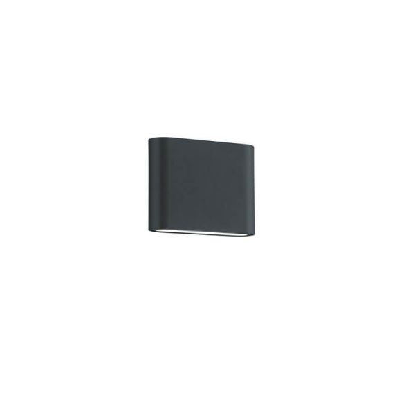 Aplique LED para exterior luminária ascendente e descendente THAMES antracite