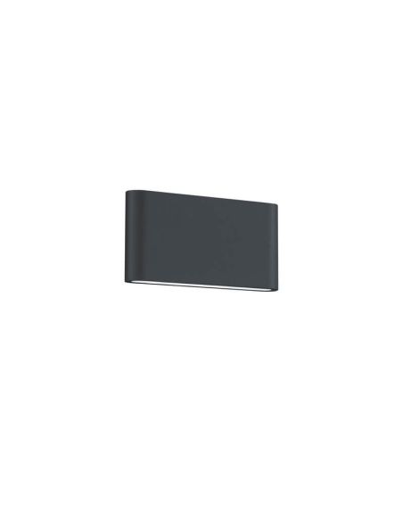 Aplique pared LED exterior THAMES II luz arriba y abajo antracita