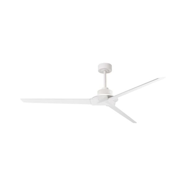 Ventilateur de plafond lumière LED indirecte 20W BRISA Ø175cm 40W Blanc+Bois 2700K-5000K, 1400 Lm pales réversibles