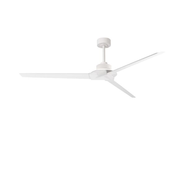 Ventilador de techo luz LED indirecta 20W BRISA Ø175cm 40W Blanco+Madera 2700K-5000K, 1400 Lm aspas reversibles