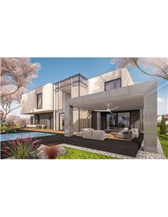 Ventilador de techo luz LED indirecta 20W BRISA Ø175cm 40W Blanco+Madera 2700K-5000K, 1400 Lm aspas reversibles 2