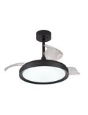 Ventilador LED 40W MISTRAL MINI 28W Negro 2700K-5000K, 2500 Lm