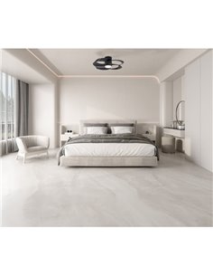 Ventilador LED 24W com pás toroidais ROSE 22W Preto 2700K-5000K, 2000 Lm 2