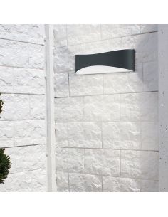 Aplique de pared LED alargado 23cm KONDA exterior IP65 | LeonLeds 2