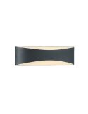 Aplique de pared LED alargado 23cm KONDA exterior IP65 | LeonLeds