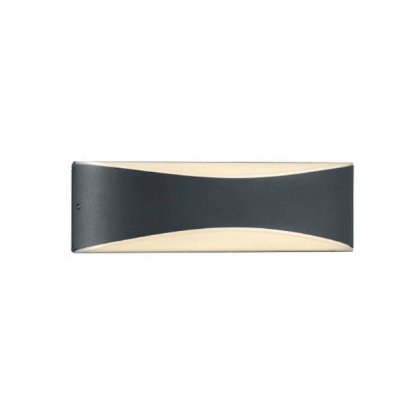 Aplique de pared LED alargado 23cm KONDA exterior IP65 | LeonLeds