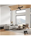 Ventilador LED 30W con aspas THAI 35W Blanco 2700K-5000K, 2400 Lm 
