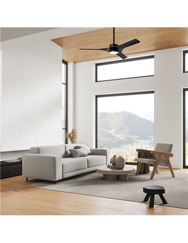 Ventilador LED 30W con aspas THAI 35W Blanco 2700K-5000K, 2400 Lm 