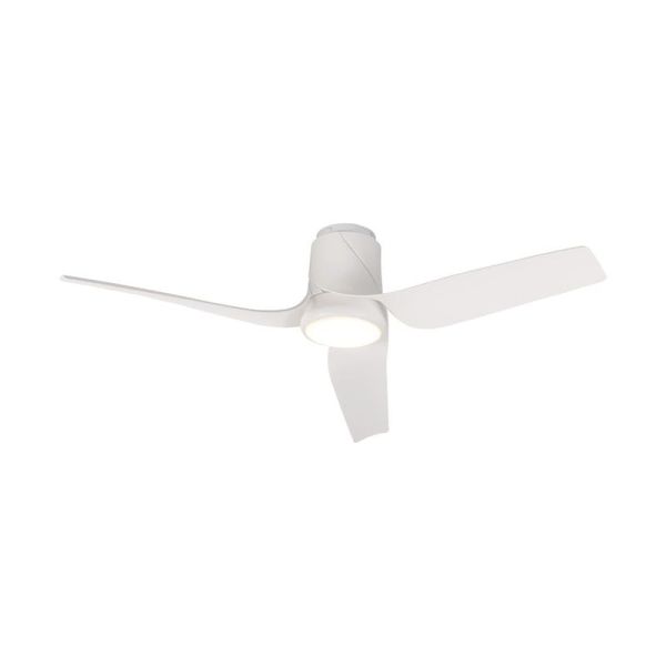 Ventilateur de plafond LED 30W USHUAIA 35W Blanc 2700K-5000K, 2400 Lm