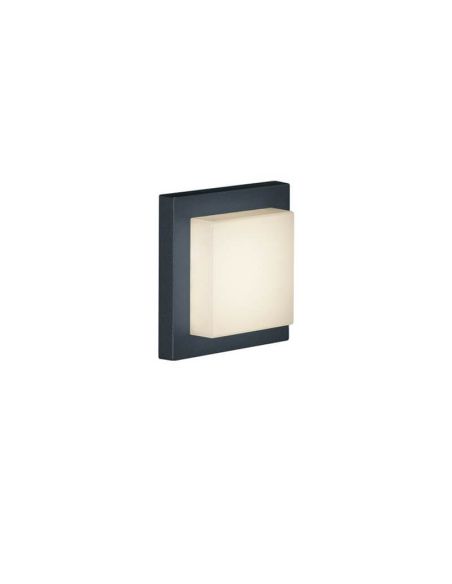 Aplique de pared LED/plafón de techo exterior HONDO cuadrado| LeonLeds