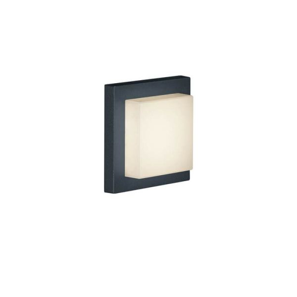 Aplique de pared LED/plafón de techo exterior HONDO cuadrado| LeonLeds