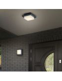 Aplique de pared LED/plafón de techo exterior HONDO cuadrado ejemplo de uso