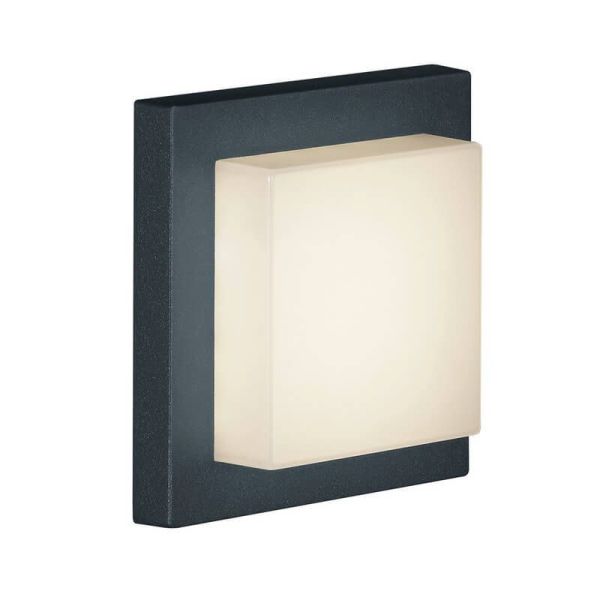 Detalhe do produto da luminária de parede LED quadrada HONDO / luminária de teto externa