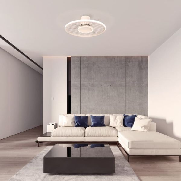 Plafón LED 45W Ventilador 30W SOHO Blanco 2700K-5000K, 3150 Lm 
