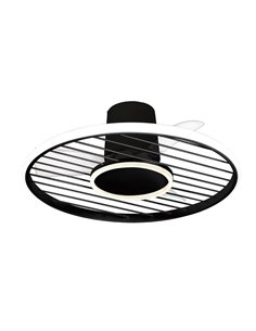 Plafonnier LED 45W Ventilateur 30W SOHO Noir 2700K-5000K, 3150 Lm