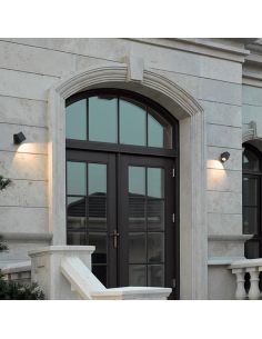 Aplique pared LED TIBER forma pivotante uso exterior | LeonLeds 2