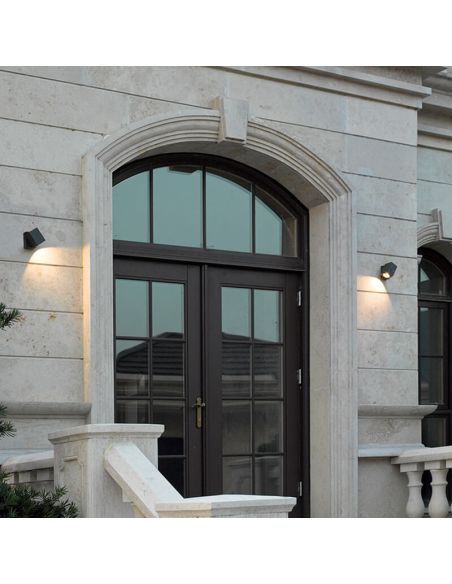 Arandela LED TIBER formato giratório para uso externo