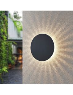 BELLY Aplique LED redondo para exterior com iluminação indireta | LeonLeds 2